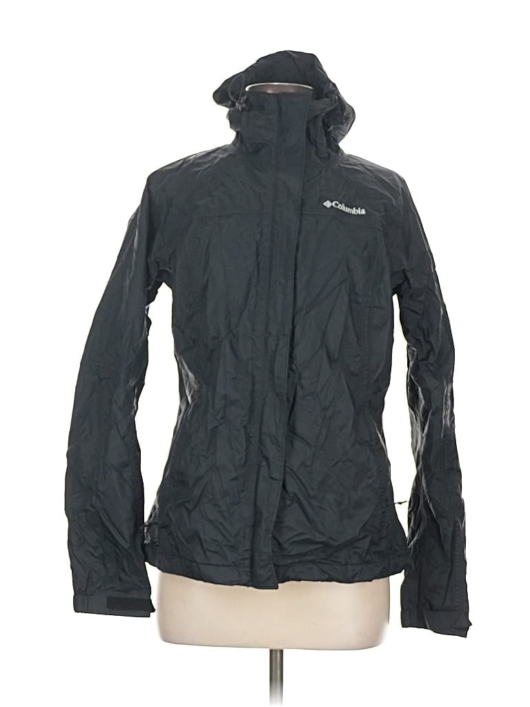 Pre-owned Columbia Snow Jacket In Black