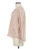 Holding Horses Checkered-gingham Brown Long Sleeve Blouse Size 6 - photo 5