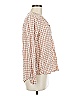 Holding Horses Checkered-gingham Brown Long Sleeve Blouse Size 6 - photo 4