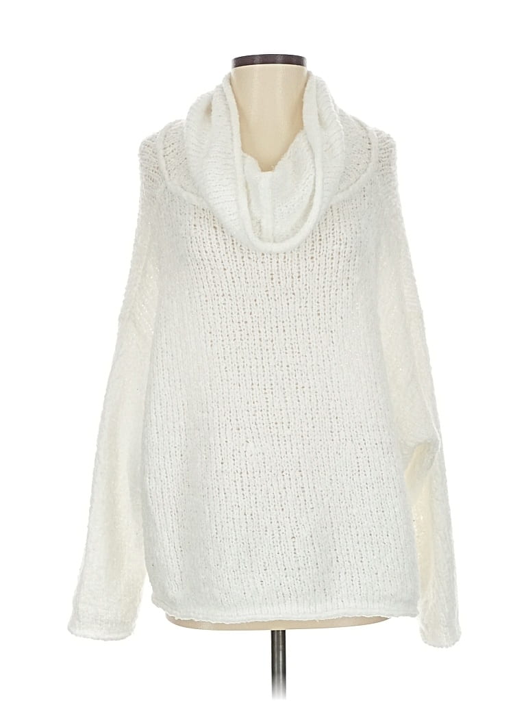 Pre-owned Free People Pullover Sweater In White