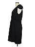 Ann Taylor LOFT 100% Polyester Solid Black Cocktail Dress Size 8 - photo 5