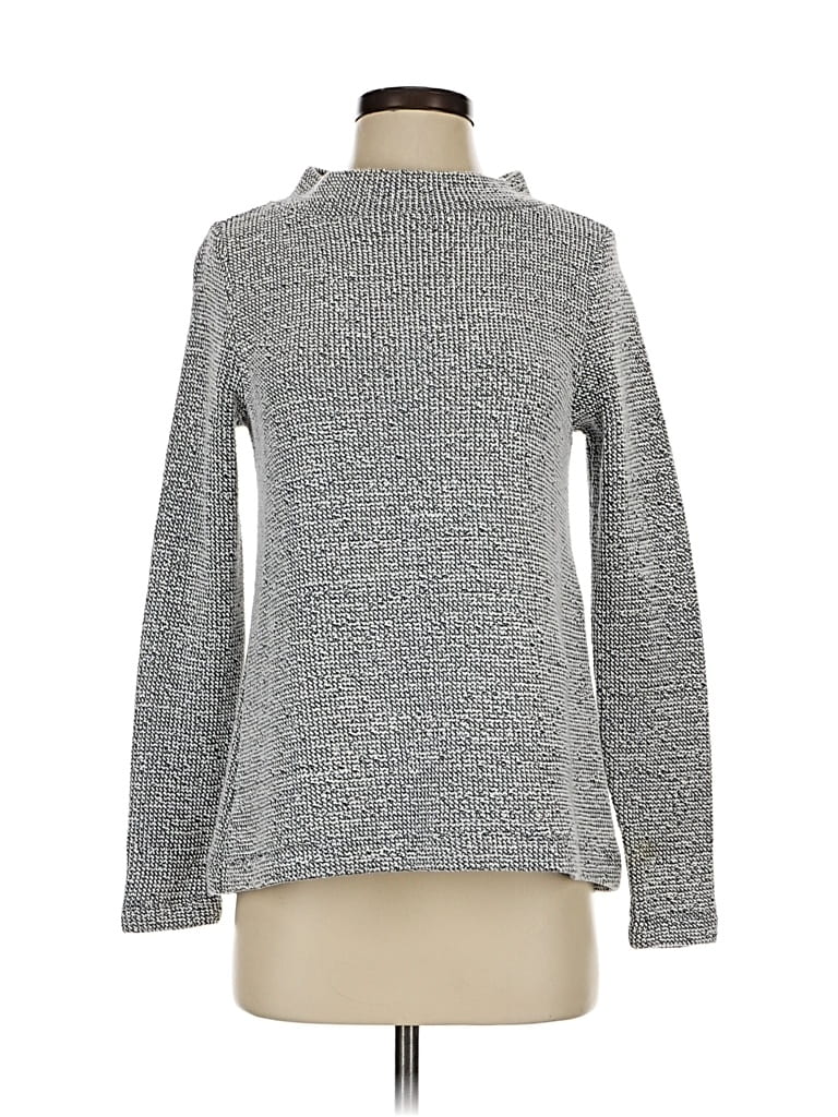 Pre-owned Ann Taylor Loft Turtleneck Sweater In Gray