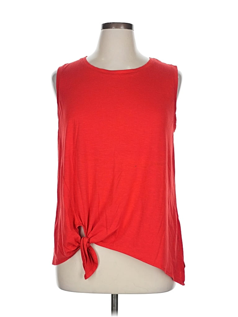 Pre-owned Massini Sleeveless T-shirt In Red