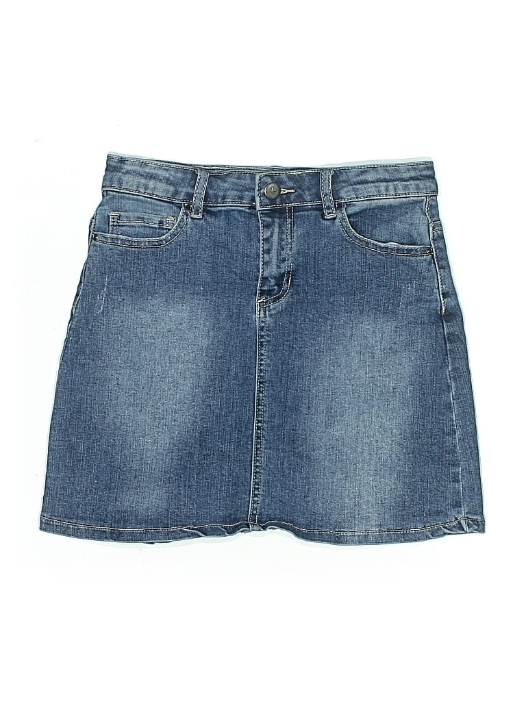 Pre-owned Kidpik Kids' Denim Skirt In Blue