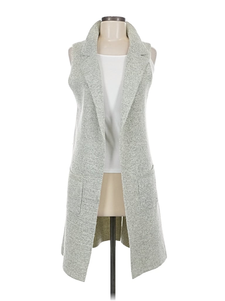 Pre-owned Monteau Sweater Vest In Gray