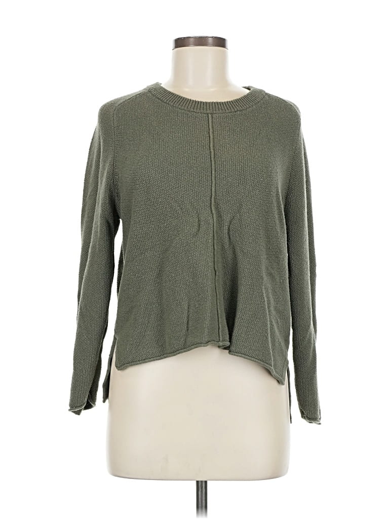 Pre-owned Madewell Cardigan Sweater In Green