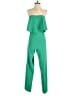 Sugar Lips 100% Polyester Solid Green Jumpsuit Size S - photo 1