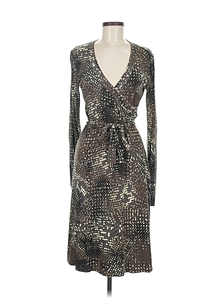 Pre-owned Cabi Cocktail Dress In Brown