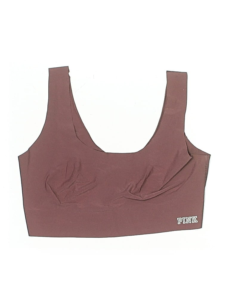 Pre-owned Victoria's Secret Pink Sleeveless Top Burgundy Scoop Neck Tops