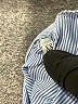 Unbranded Blue 3/4 Sleeve Blouse Size XS - photo 6