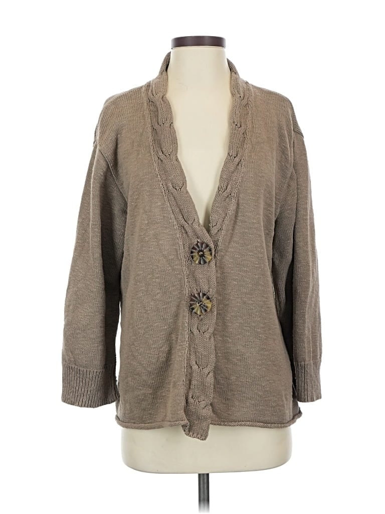 Pre-owned Willow Cardigan Sweater In Brown