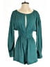 Free People Hearts Teal Romper Size XS - photo 1
