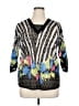 Picadilly Fashions Black 3/4 Sleeve Blouse Size XL - photo 1