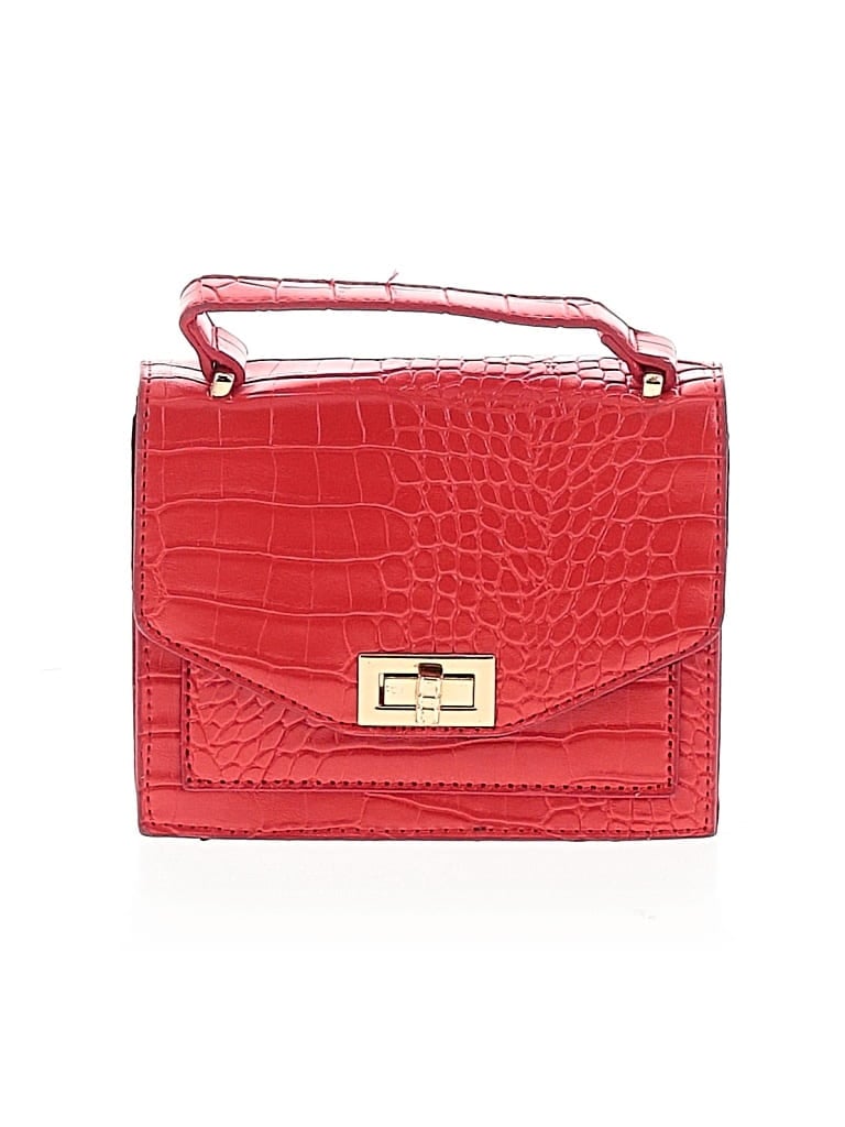 Pre-owned Prettylittlething Satchel In Red
