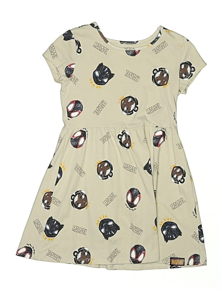 Pre-owned Marvel Kids' Dress In Gray