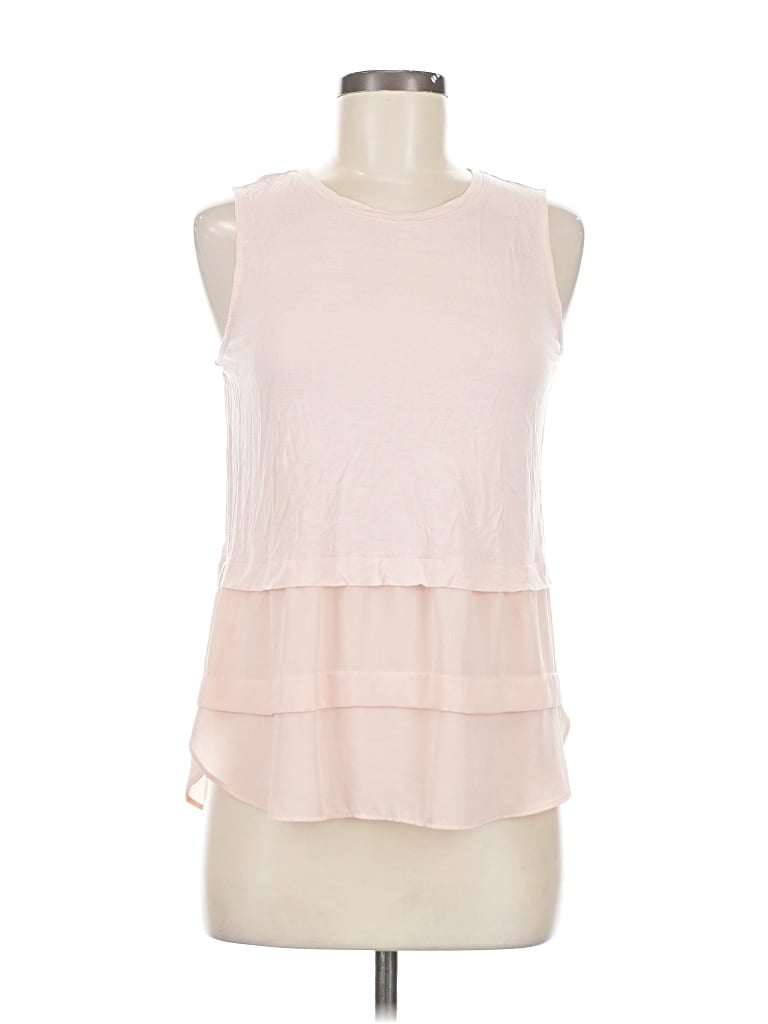 Pre-owned Ann Taylor Loft Sleeveless Blouse In Pink