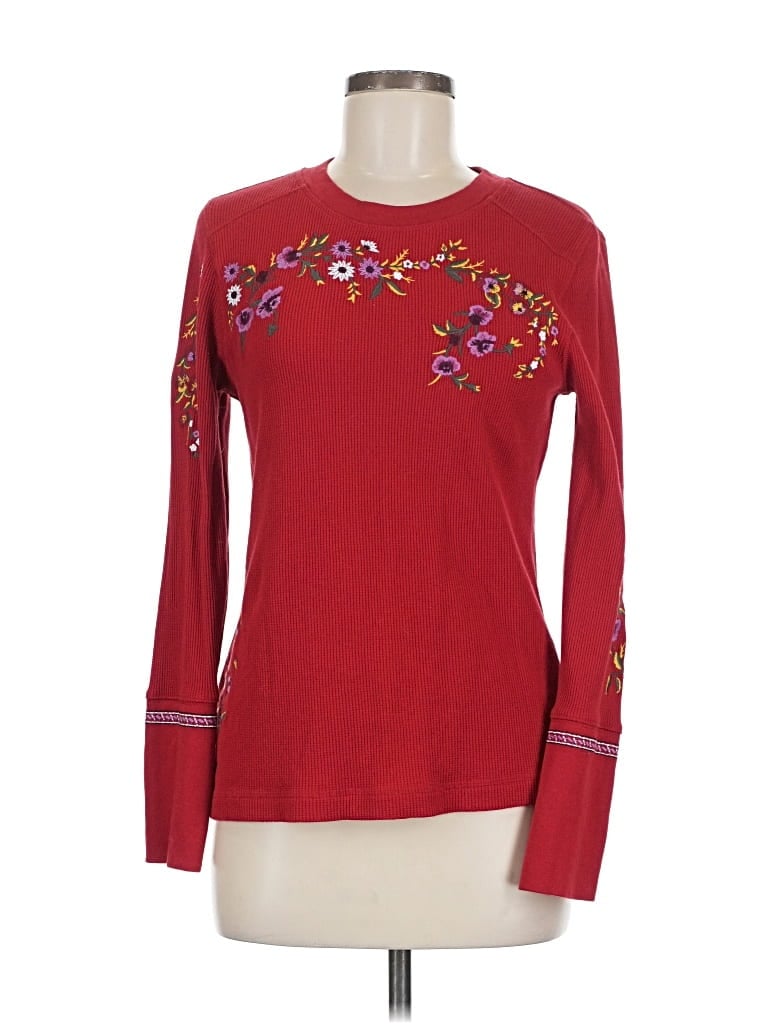 Pre-owned Sundance Pullover Sweater In Red