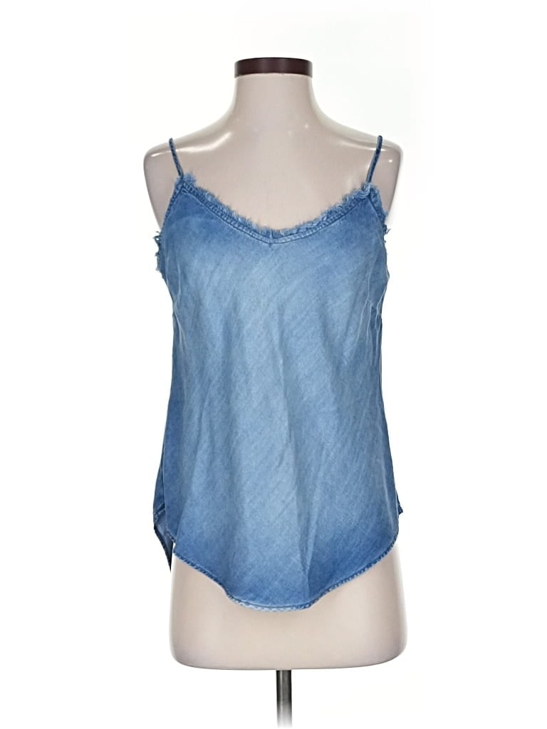 Pre-owned Cloth & Stone Sleeveless Blouse In Blue