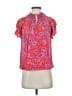 Caballero 100% Viscose Pink Short Sleeve Blouse Size XS - photo 1