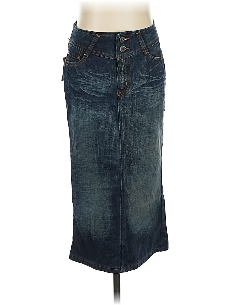 G Brand Denim Skirt In Blue