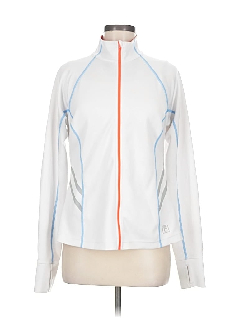 Pre-owned Fila Sport Sweatshirt In White