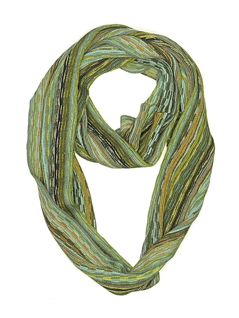 Pre-owned Jjill Scarf In Green