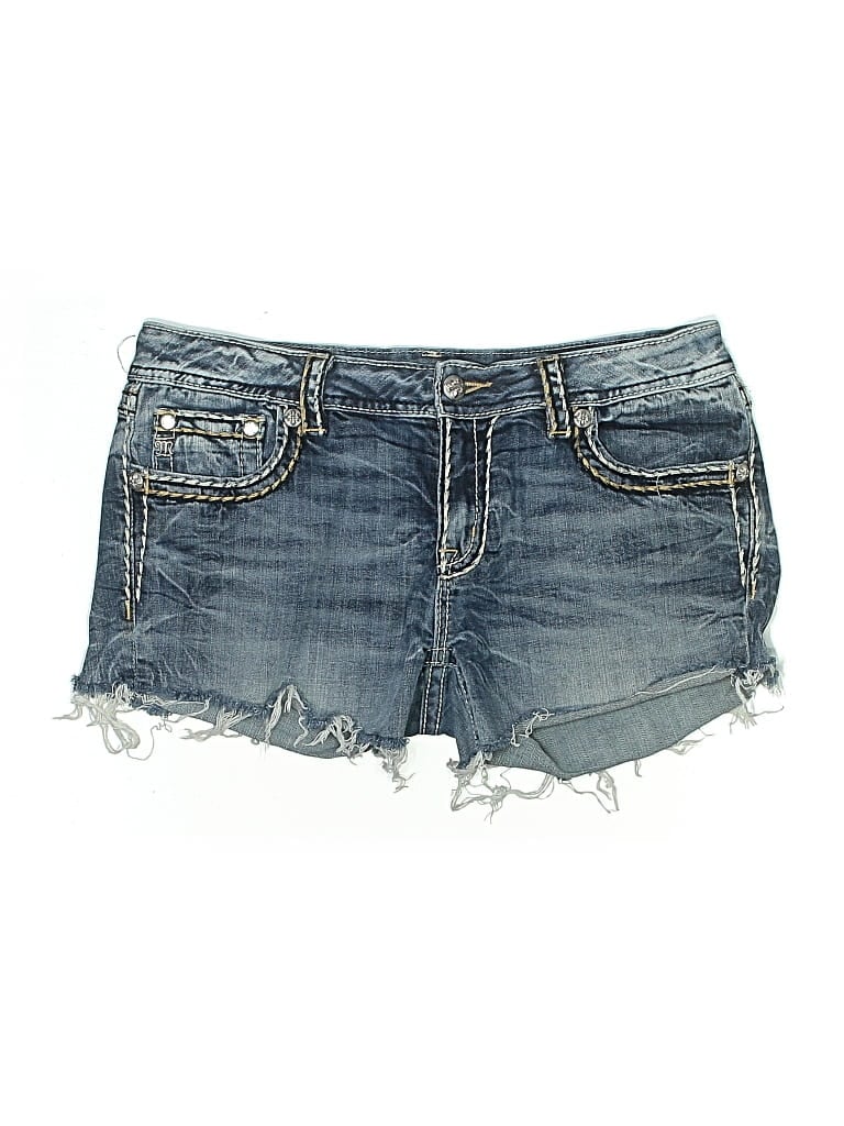 Pre-owned Miss Me Denim Shorts In Blue