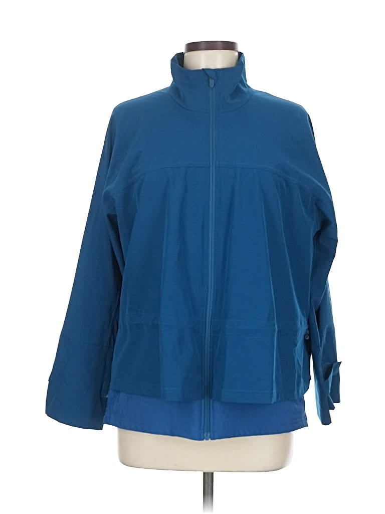 Pre-owned Sweaty Betty Track Jacket In Blue