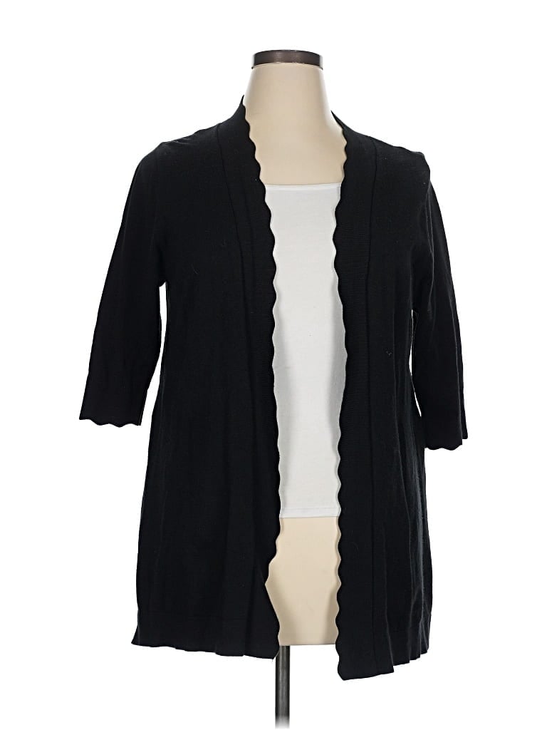 Pre-owned Ronni Nicole Cardigan Sweater In Black