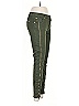 7 For All Mankind Chevron-herringbone Green Jeans Size 26 waist - photo 4