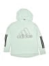 Adidas 100% Cotton Green Pullover Hoodie Size 7 - 8 - photo 1
