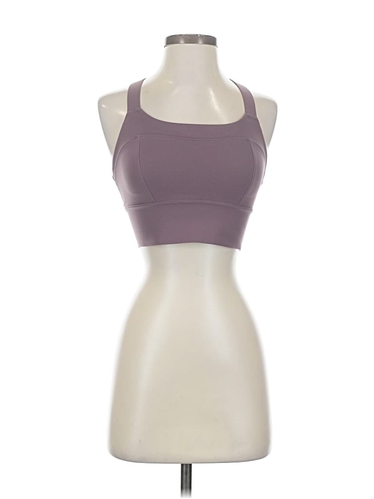 Pre-owned Athleta Sports Bra In Purple