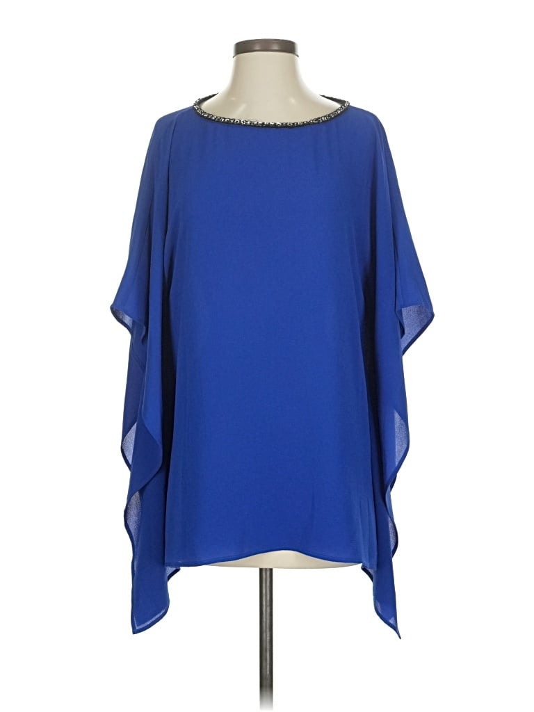 Pre-owned Michael Michael Kors Poncho In Blue