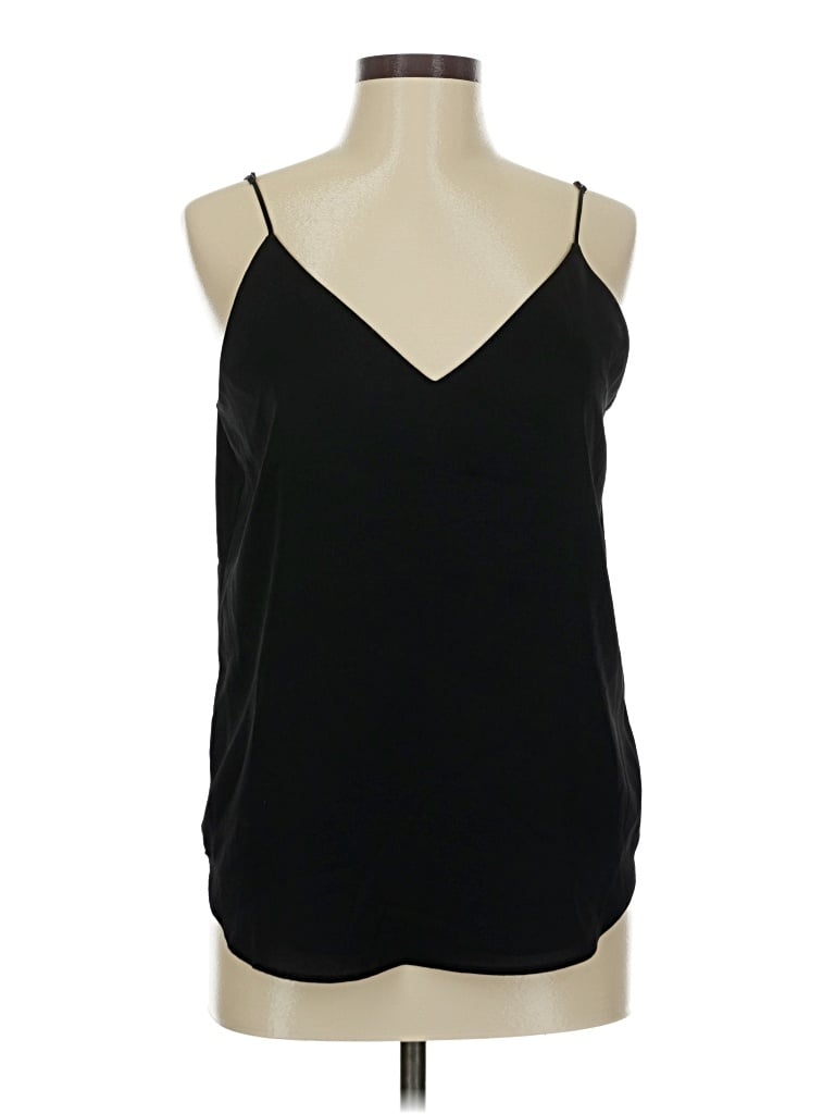 Pre-owned Express Sleeveless Blouse In Black
