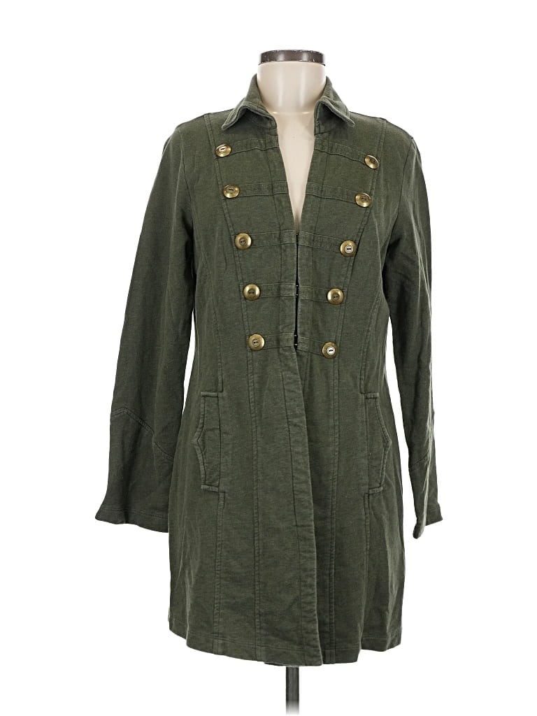 Pre-owned Cabi Coat In Green