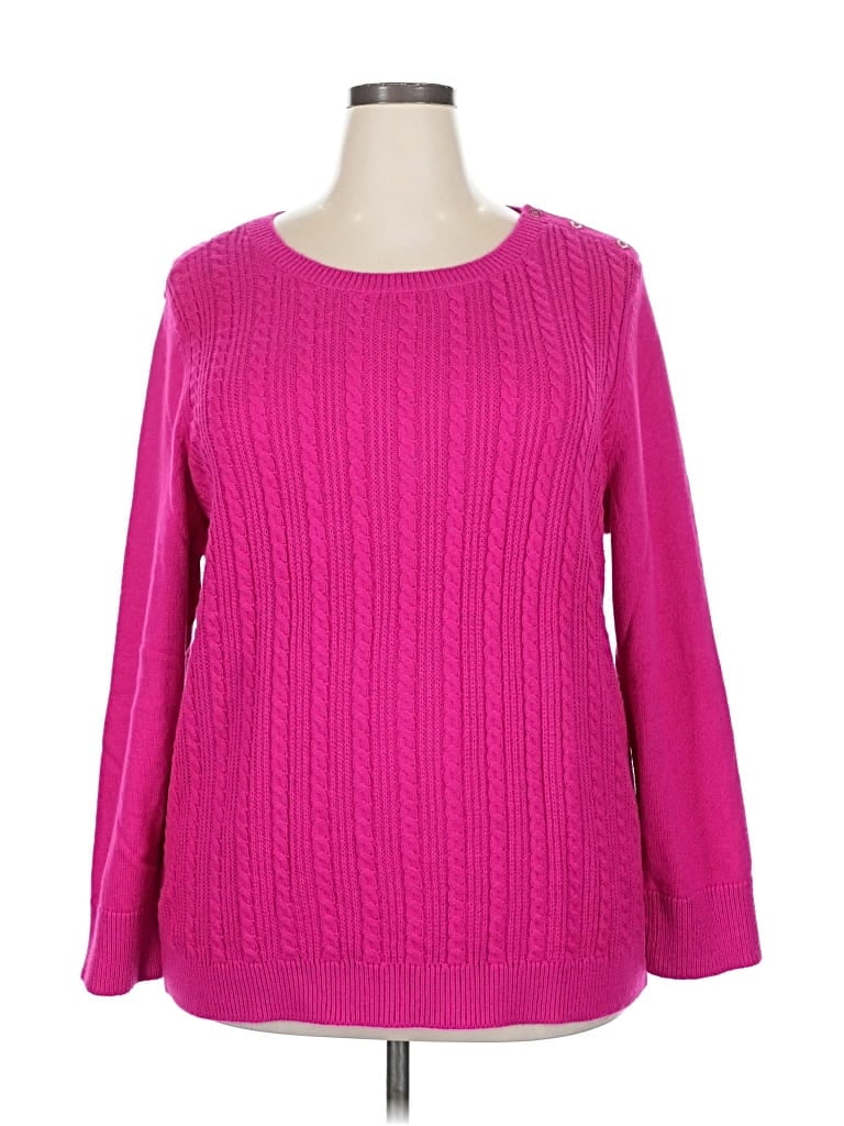 Pre-owned Talbots Pullover Sweater In Pink