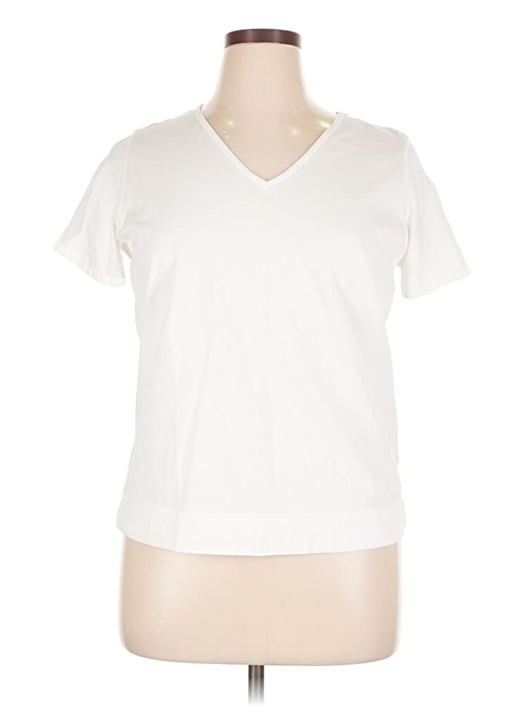 Pre-owned Polo Ralph Lauren Short Sleeve T-shirt In White