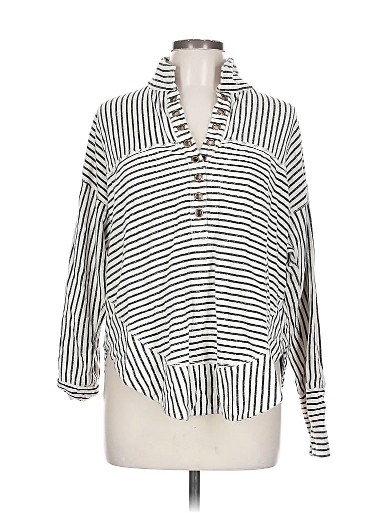 Pre-owned Pilcro Cardigan Sweater In White