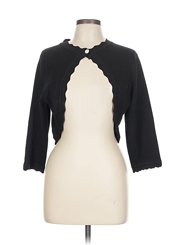 Pre-owned Grace Karin Cardigan Sweater In Black