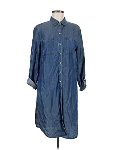 Ellen Tracy 3/4 Sleeve Button-Down Shirt (view 1)