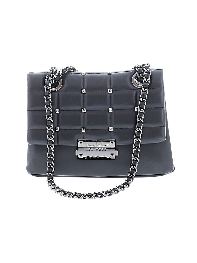 Pre-owned Nicole Miller Shoulder Bag In Black