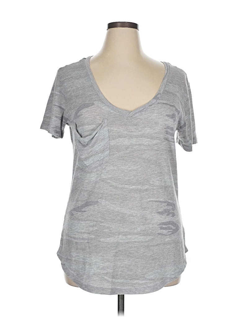 Pre-owned Z Supply Short Sleeve T-shirt In Gray
