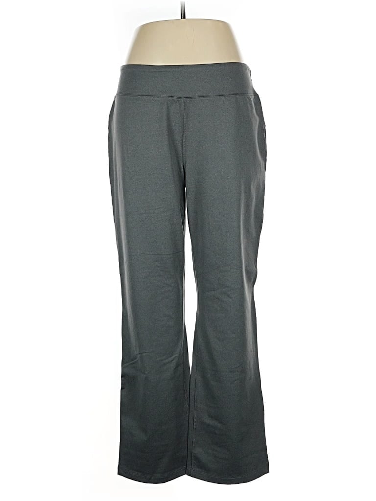Pre-owned Lands' End Active Pants In Gray