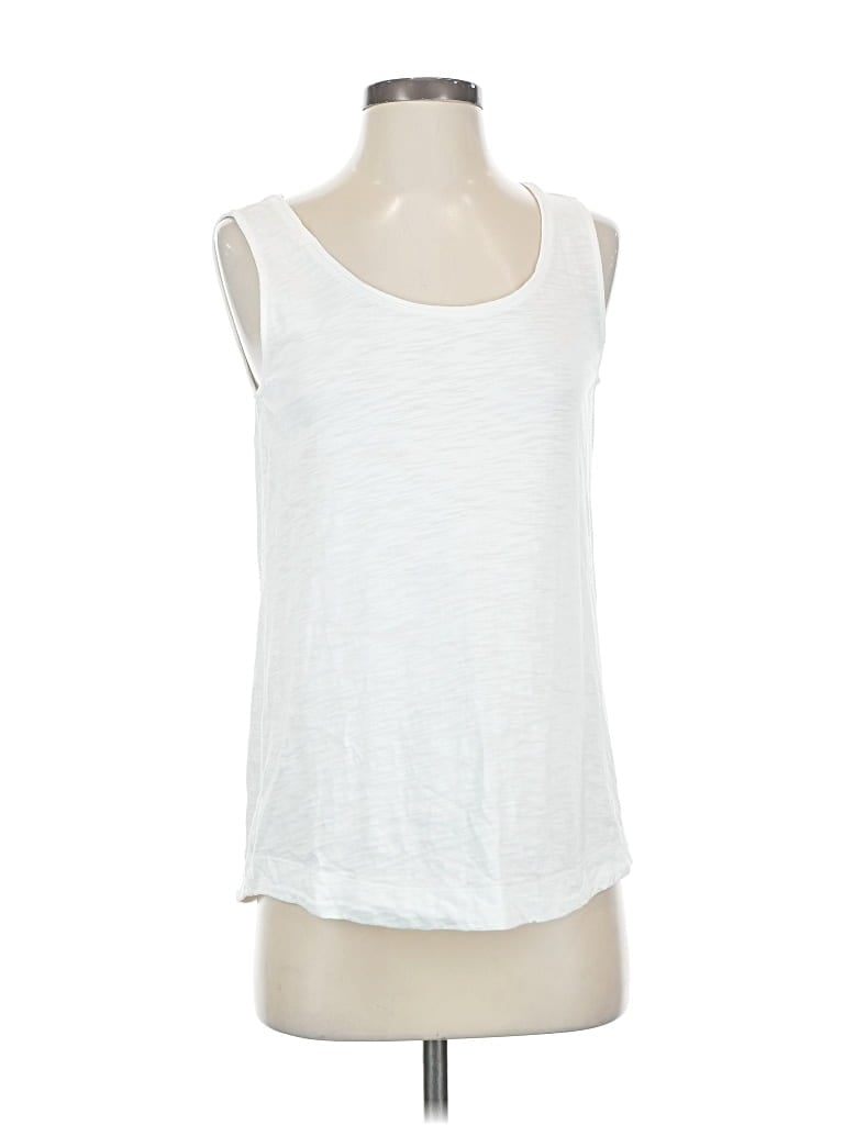 Pre-owned Chico's Sleeveless T-shirt In White