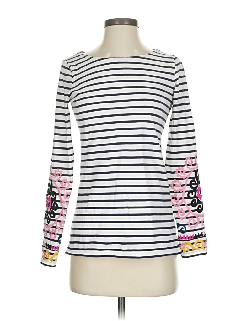 Boden Long Sleeve T-shirt In White