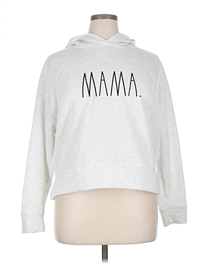 Pre-owned Rae Dunn Sweatshirt In Silver