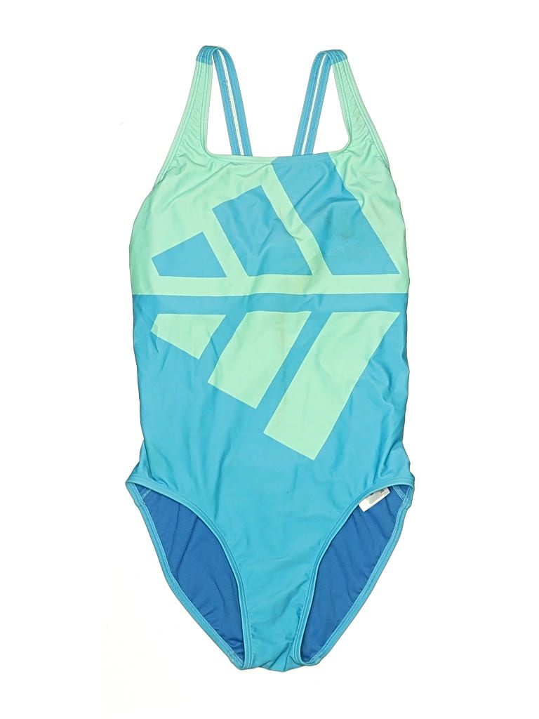 Pre-owned Adidas Originals One Piece Swimsuit In Blue
