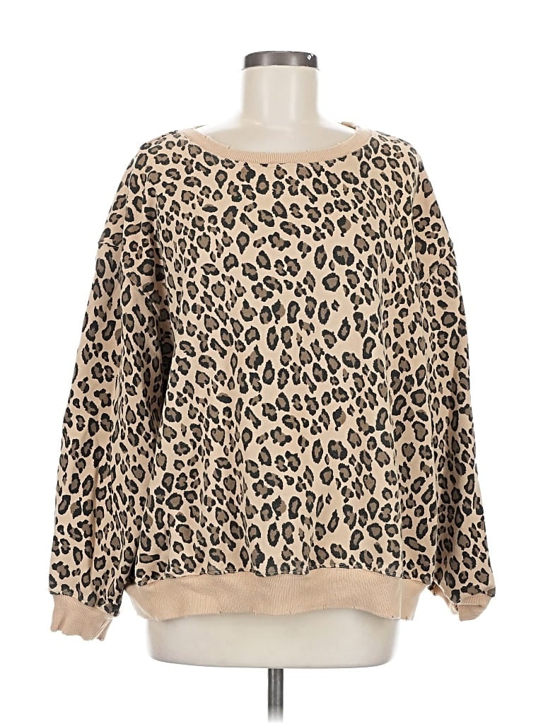 Pre-owned Easel Pullover Sweater In Brown