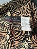 M.H.M. Melissa Harper 100% Polyester Animal Print Brown Short Sleeve Blouse Size 10 - photo 7