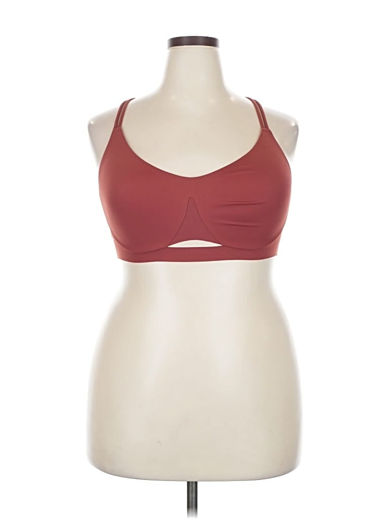 Pre-owned Vsx Sport Sports Bra In Burgundy